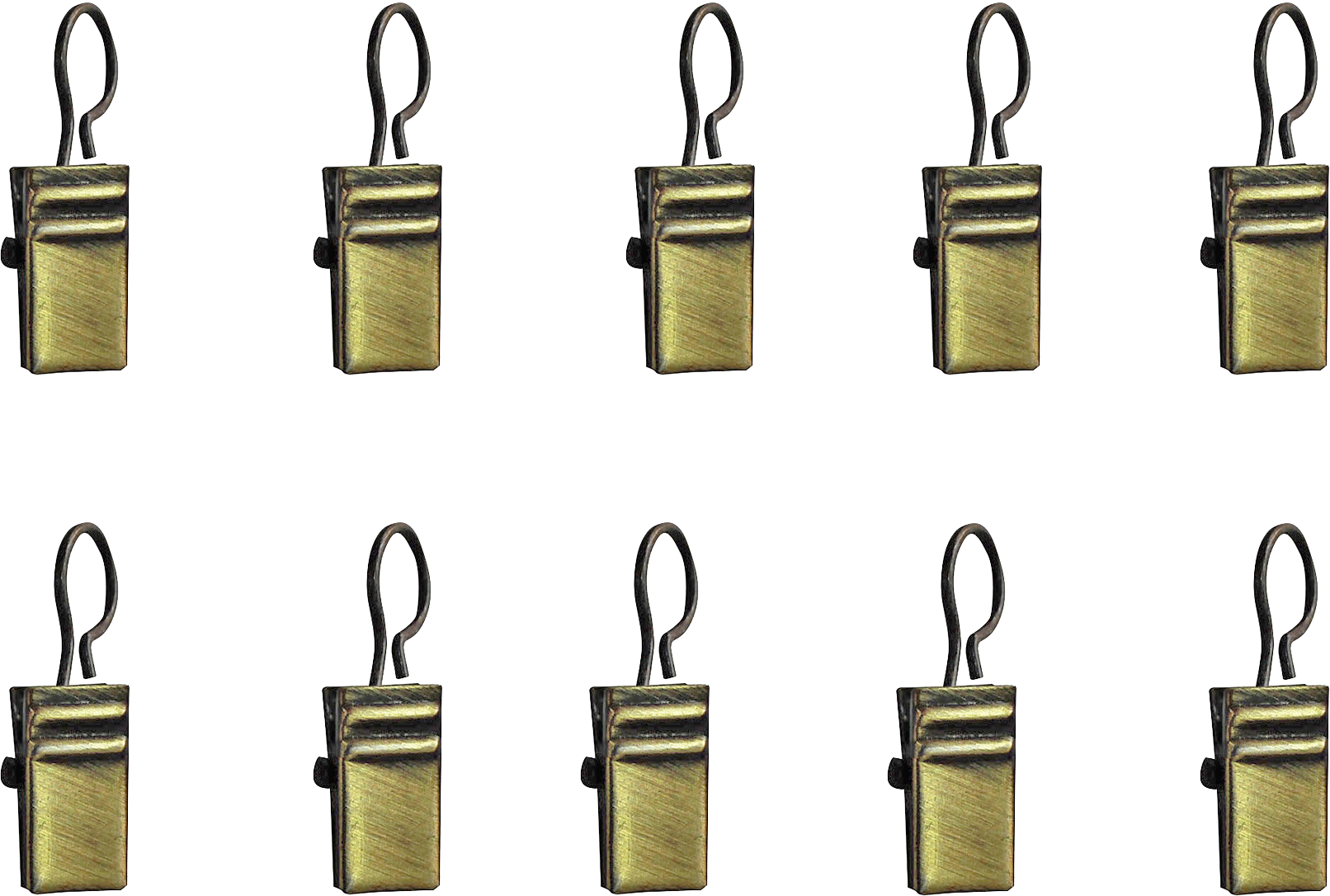 INSPIRE Крючок-зажим для штор на кольце античное золото 82549759