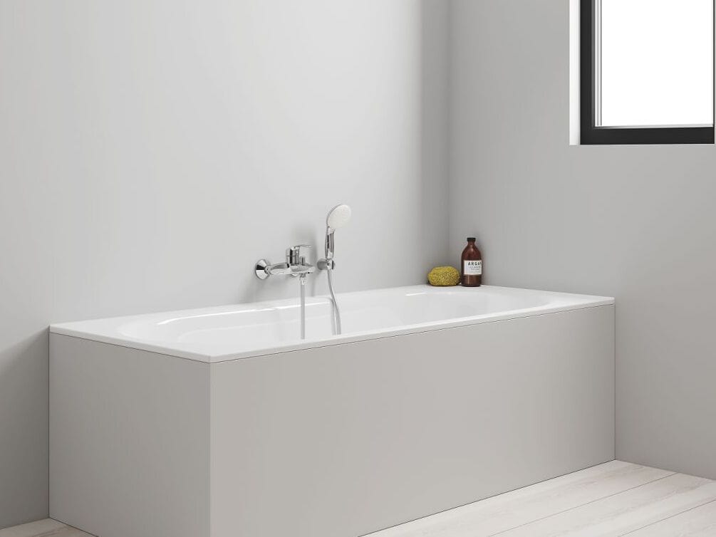 Однорычажный смеситель для ванны с 2 отверстиями и переключателем Grohe Eurosmart ARCH-00071128 - Вид №1