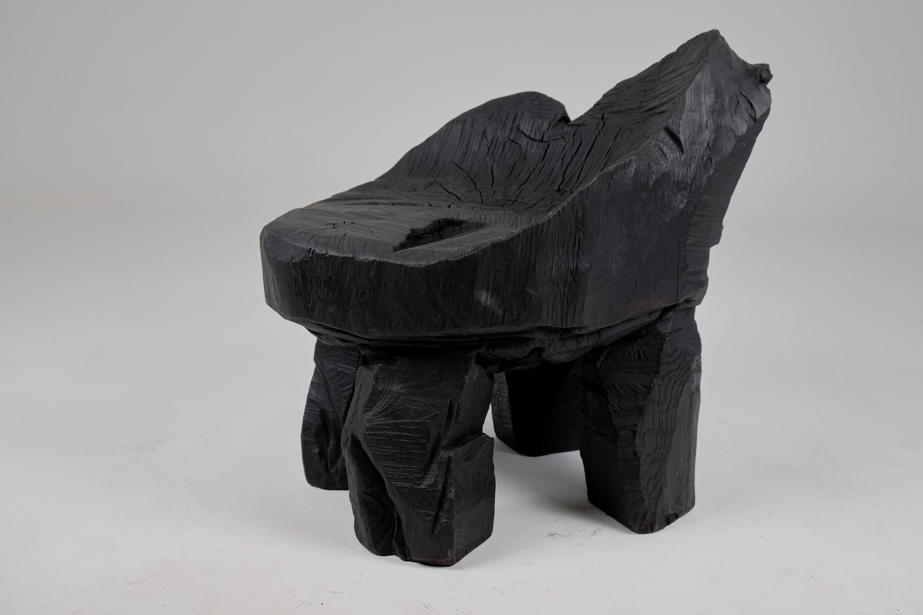 Низкий дубовый стул Logniture Jownik ARCH-00048410 - Вид №6