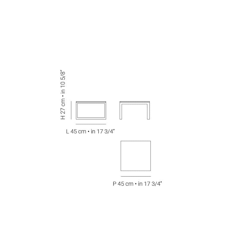 Квадратный садовый столик Braid Metropolitan ARCH-00012040