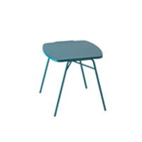 Shade 632 Журнальный столик со стальным каркасом. Версия H 42 см. Столешница из листовой стали 44x43 см. Et al. Shade