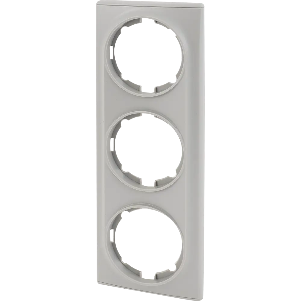 Рамка Florence OneKeyElectro на 3 поста в сером цвете 82127047 STLM-0019932 - Вид №1