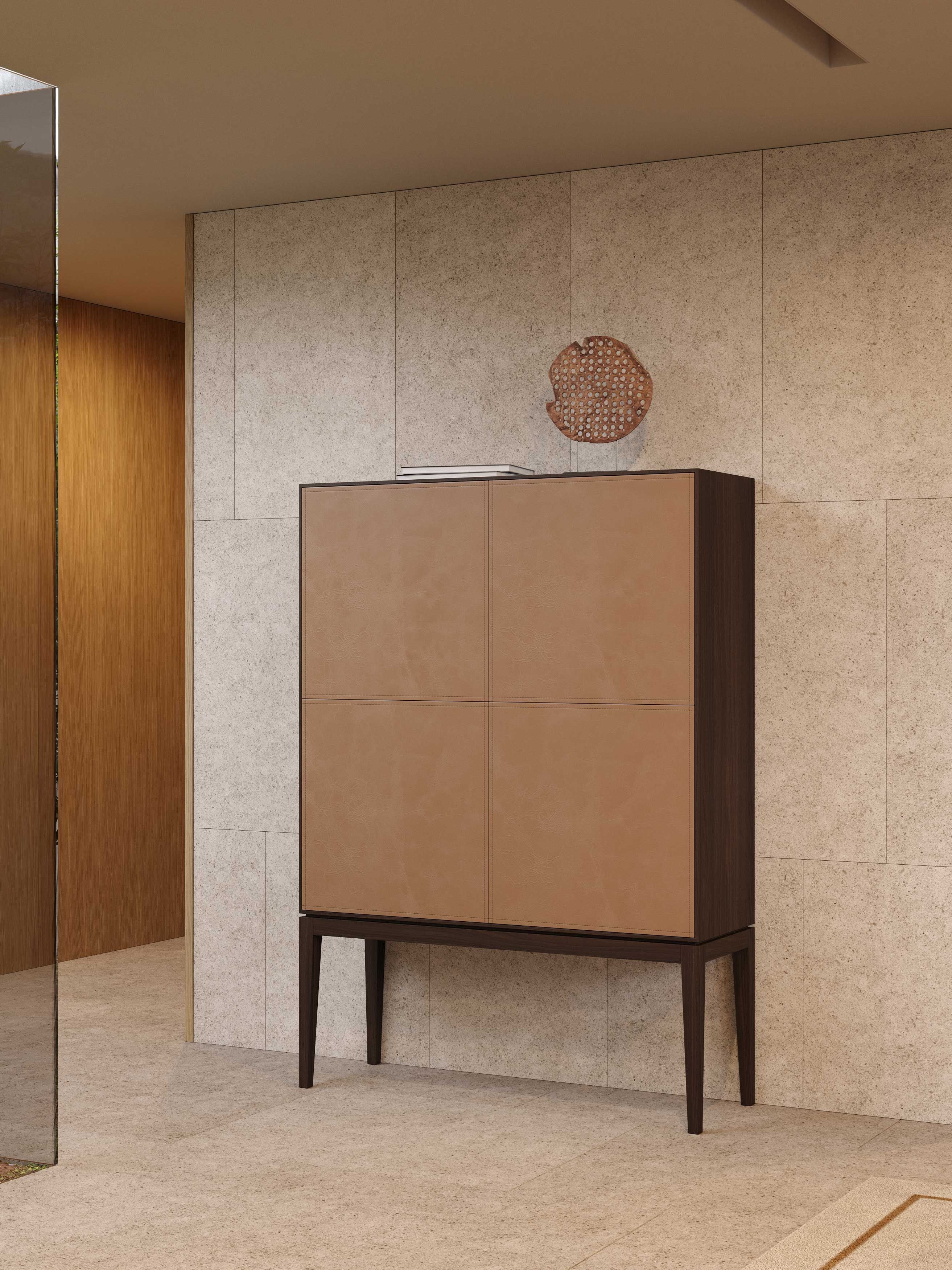 Сервант из шпона и микрофибры Stylish Club ARCH-00123053 - Вид №4