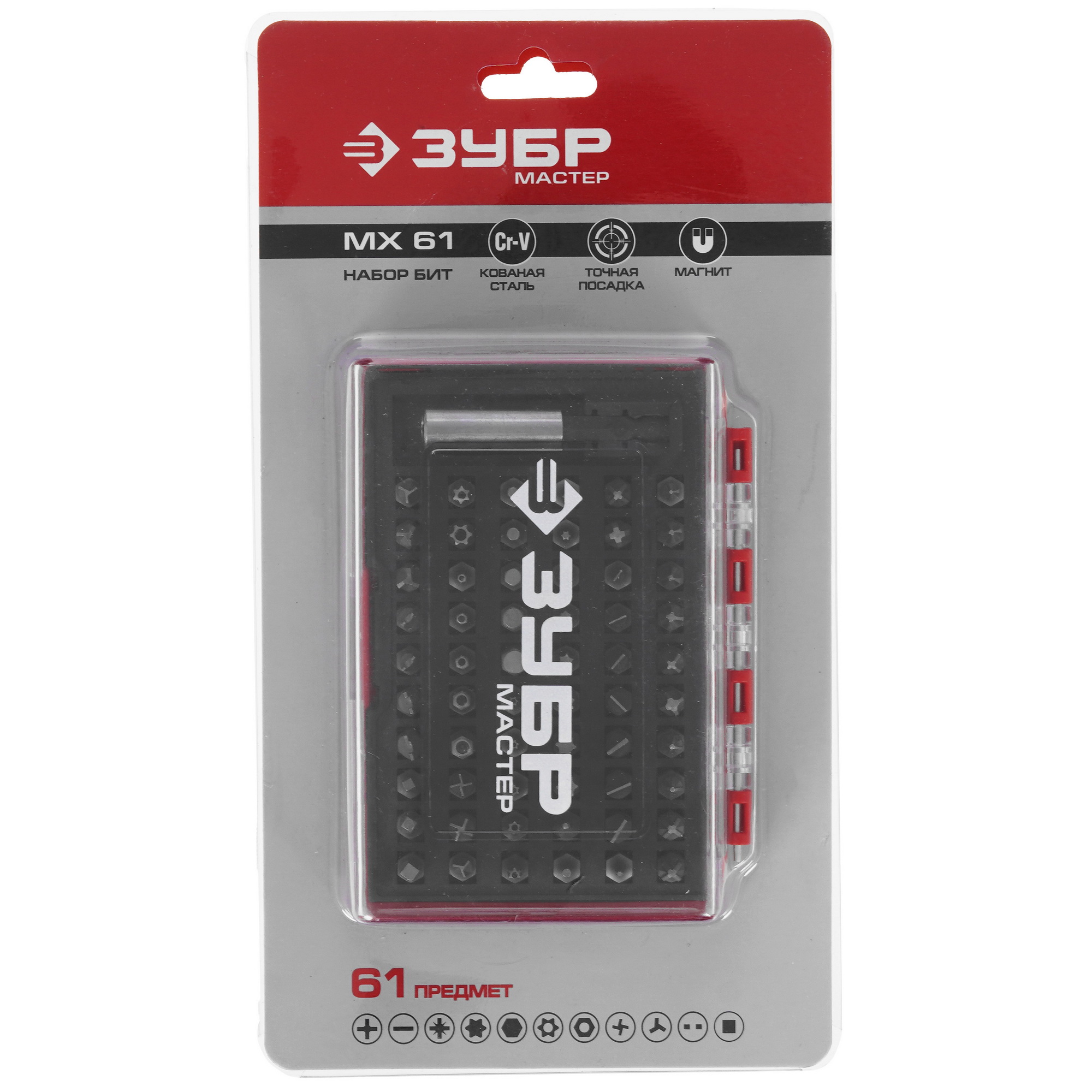 Набор бит Зубр 26089-H61 8138464 STDN-0034387