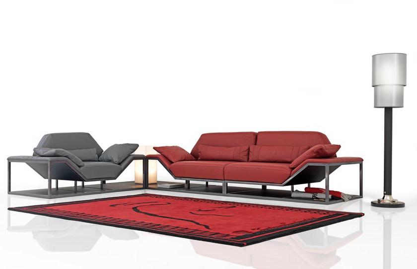 Tonino Lamborghini Casa 3-х местный кожаный диван с обивкой Long beach modern sun-id-1420419 - Вид №2