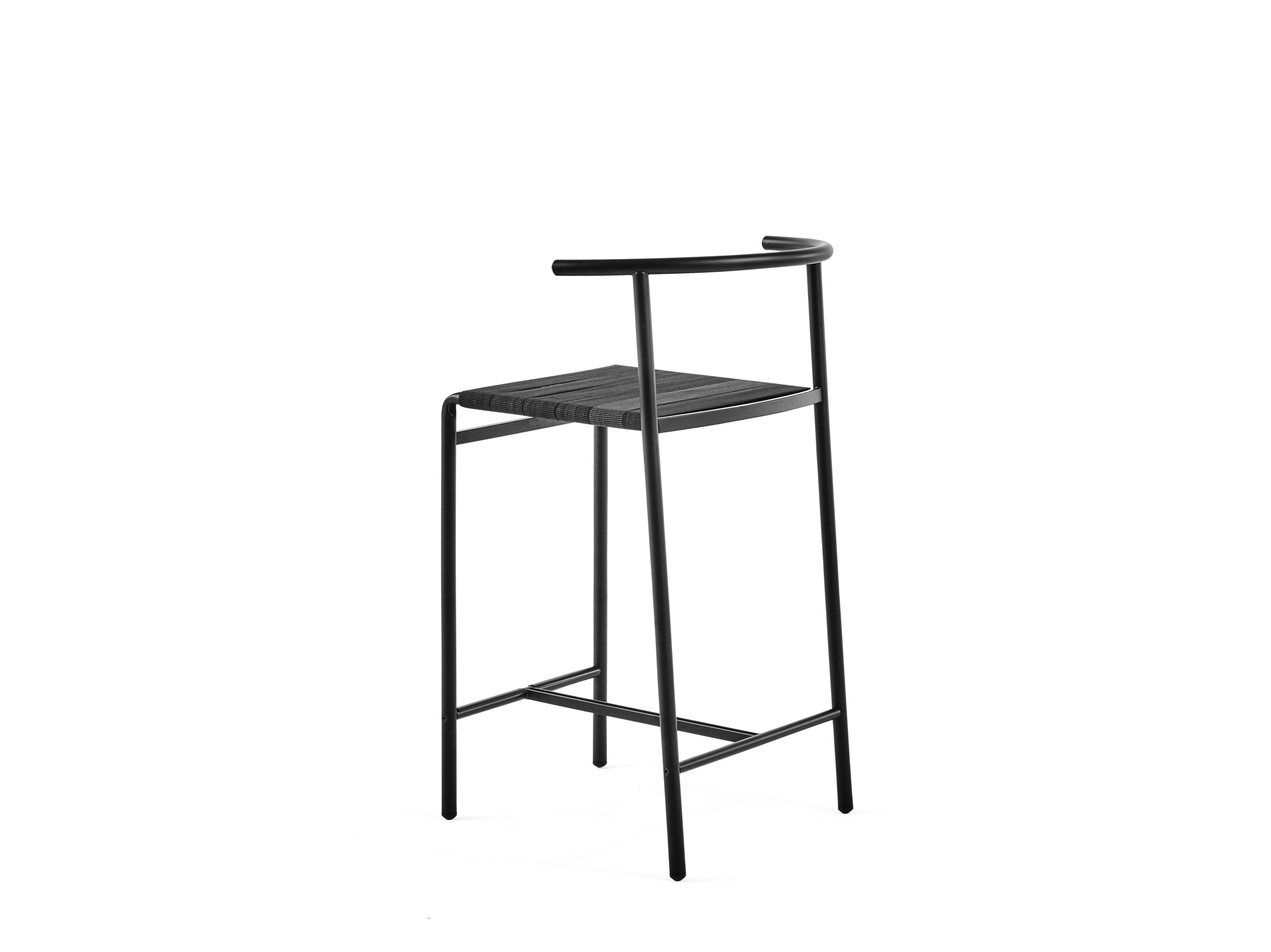 Высокий стул из стали с порошковым покрытием BALERI ITALIA Cafè Chair ARCH-00093176 - Вид №6