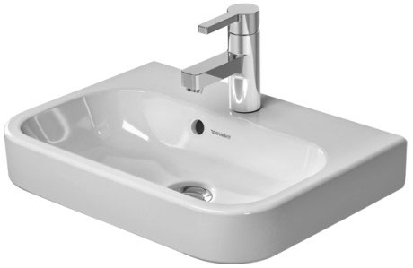 0710500060 Подвесная раковина настенная овальная Duravit Happy D.2 - Вид №1