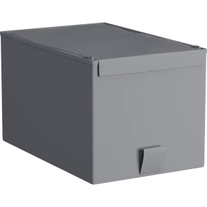 Короб с крышкой Spaceo Granit 3, 180x165x280 мм, 8 л, нетканый, цвет серый