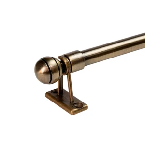 ЭСКАР Карниз витражный Сфера однорядный 40-60 см золотистый 89370894