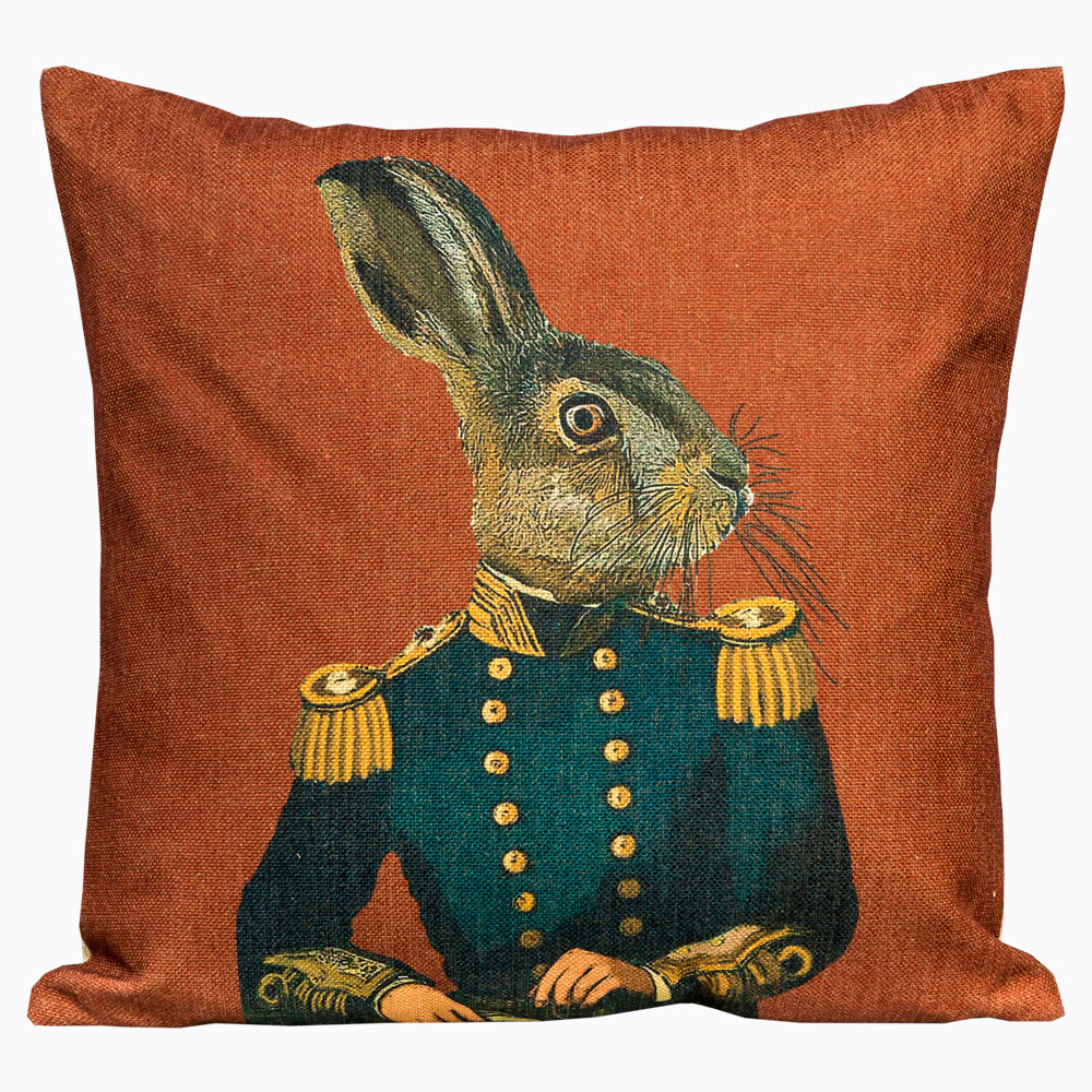 2719013 Декоративная подушка «Мистер Заяц», версия Шоколад Object Desire 