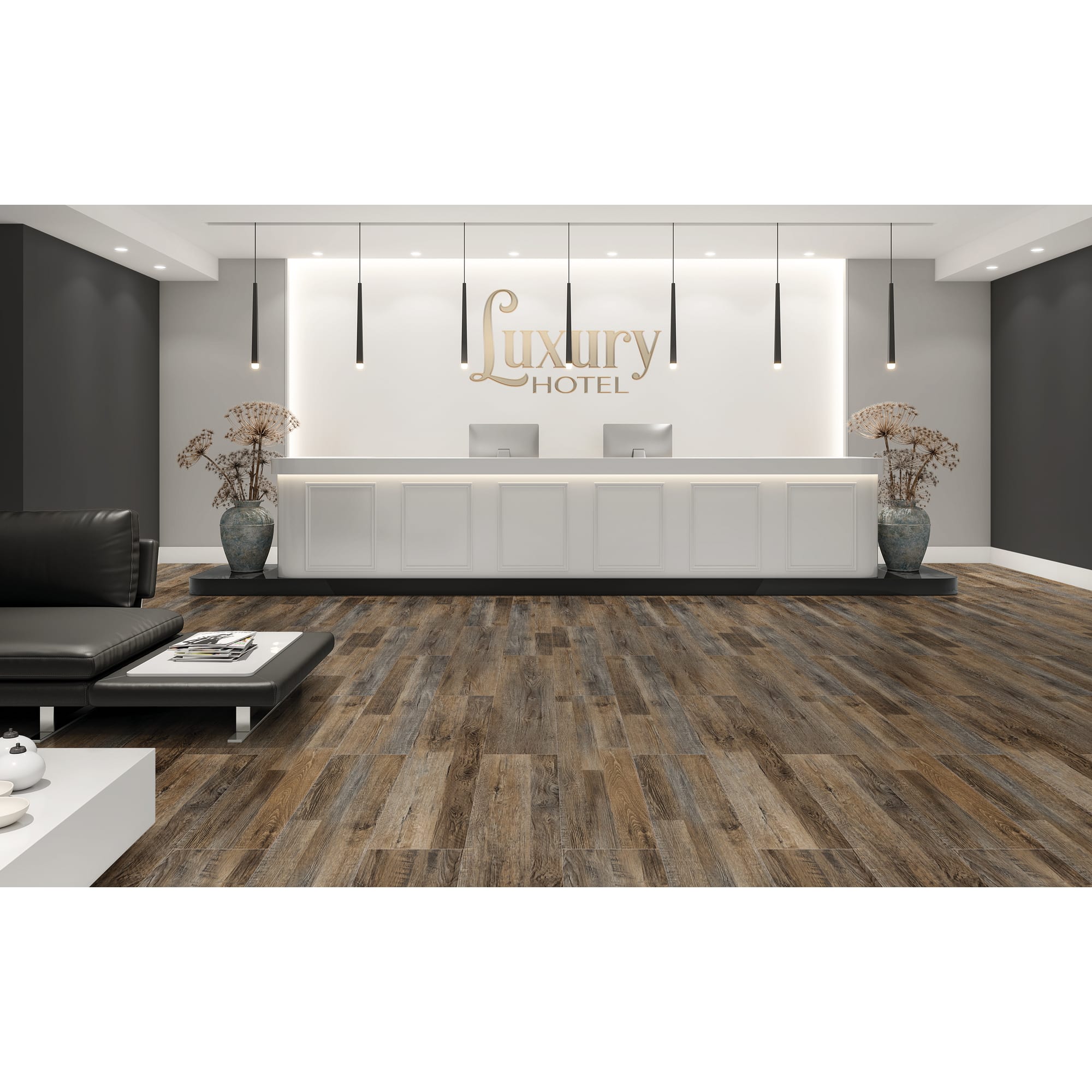 85246012 SPC плитка «Дуб Ирландский» 43 класс толщина 4.5 мм 2.16 м² Santreyd 