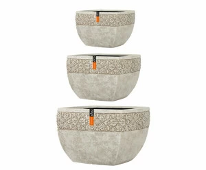 Вазы серые 3 штуки "Нант" CAPI EUROPE FLORERO 044755 Серый