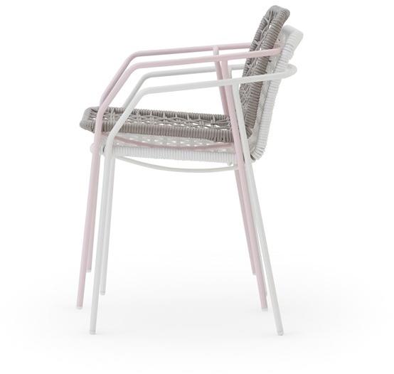 Billiani Кресло из металла и морского троса Sey 691 - Вид №1