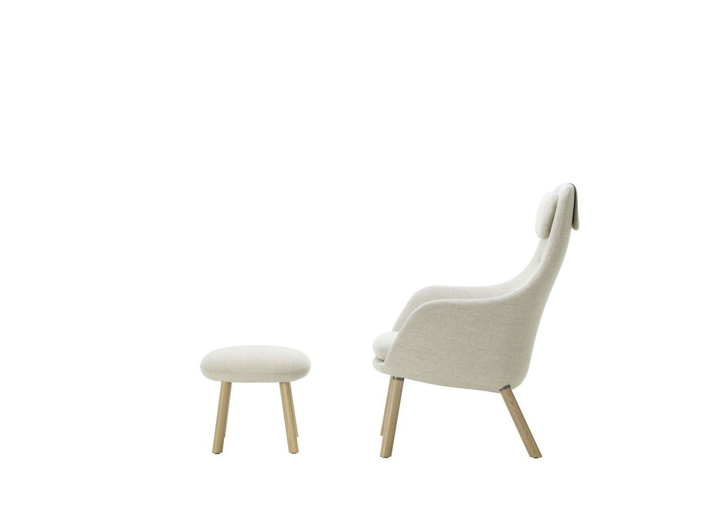 Тканевое кресло с подголовником VITRA HAL Lounge ARCH-00081015 - Вид №34