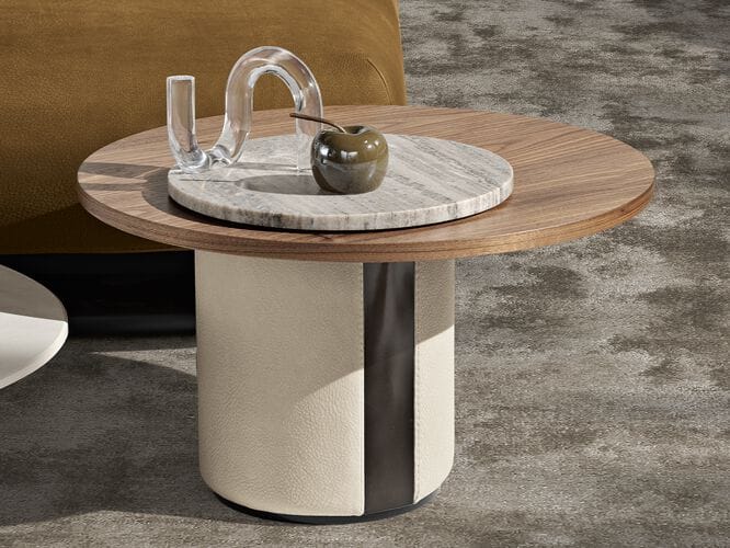 Деревянный круглый журнальный столик Max Divani KRISA ARCH-00039018 - Вид №4