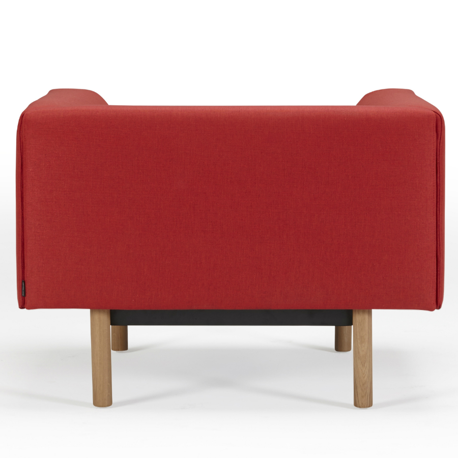 Кресло Ebeltoft, лакированный дуб, красное Kragelund 21001202247 - Вид №3