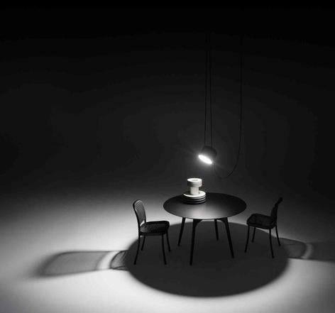 DE PADOVA Круглый стол со столешницей из hpl sun-id-1429346 - Вид №4