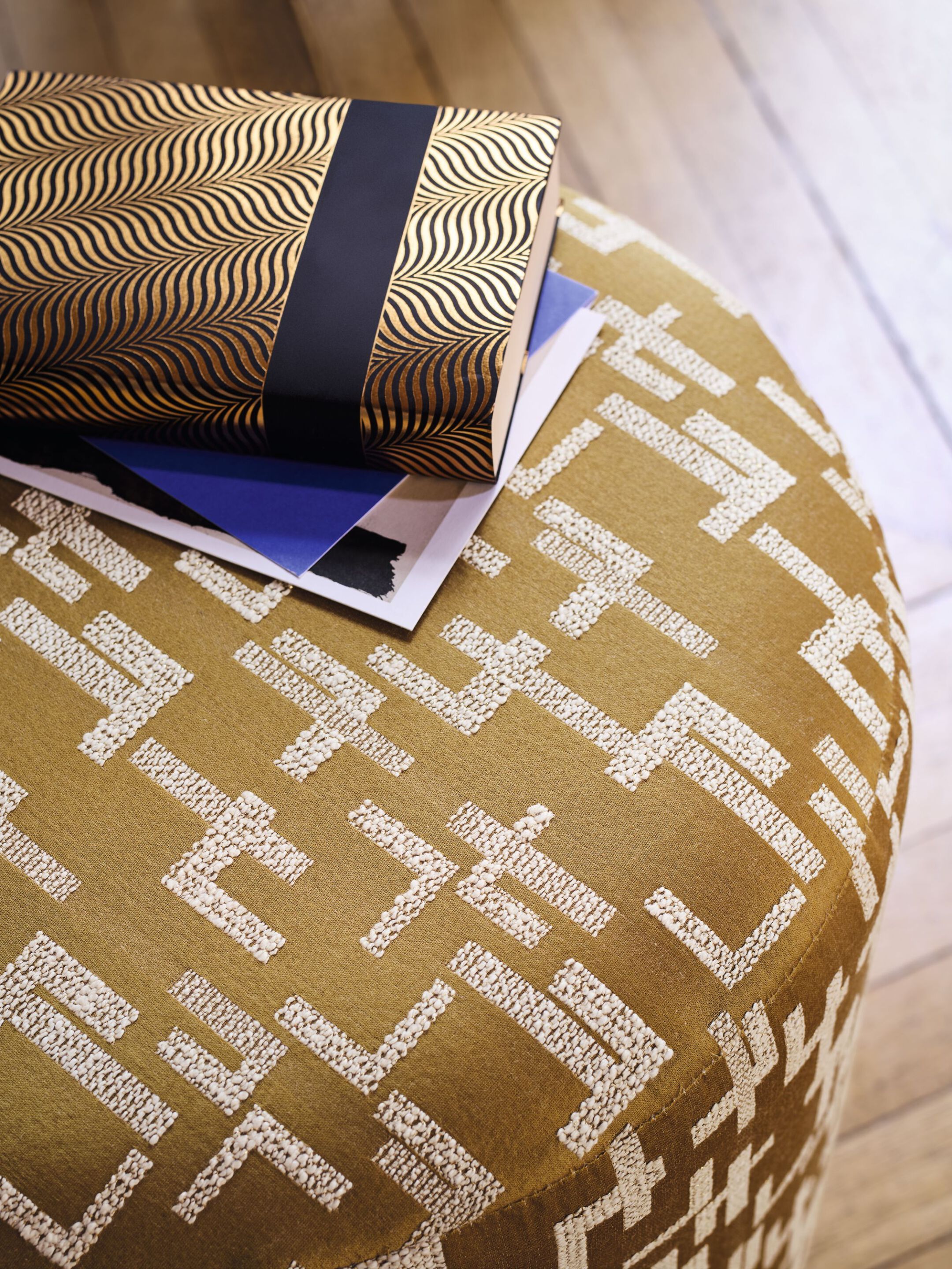 Ткань с графическим рисунком Casamance Galerie ARCH-00120267 - Вид №2