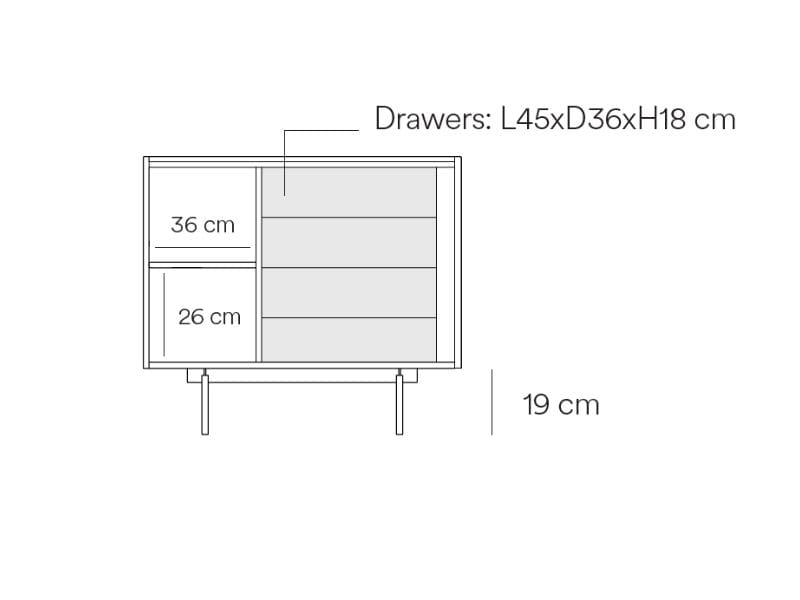 Комод из МДФ TEULAT восемь ARCH-00063700 - Вид №8