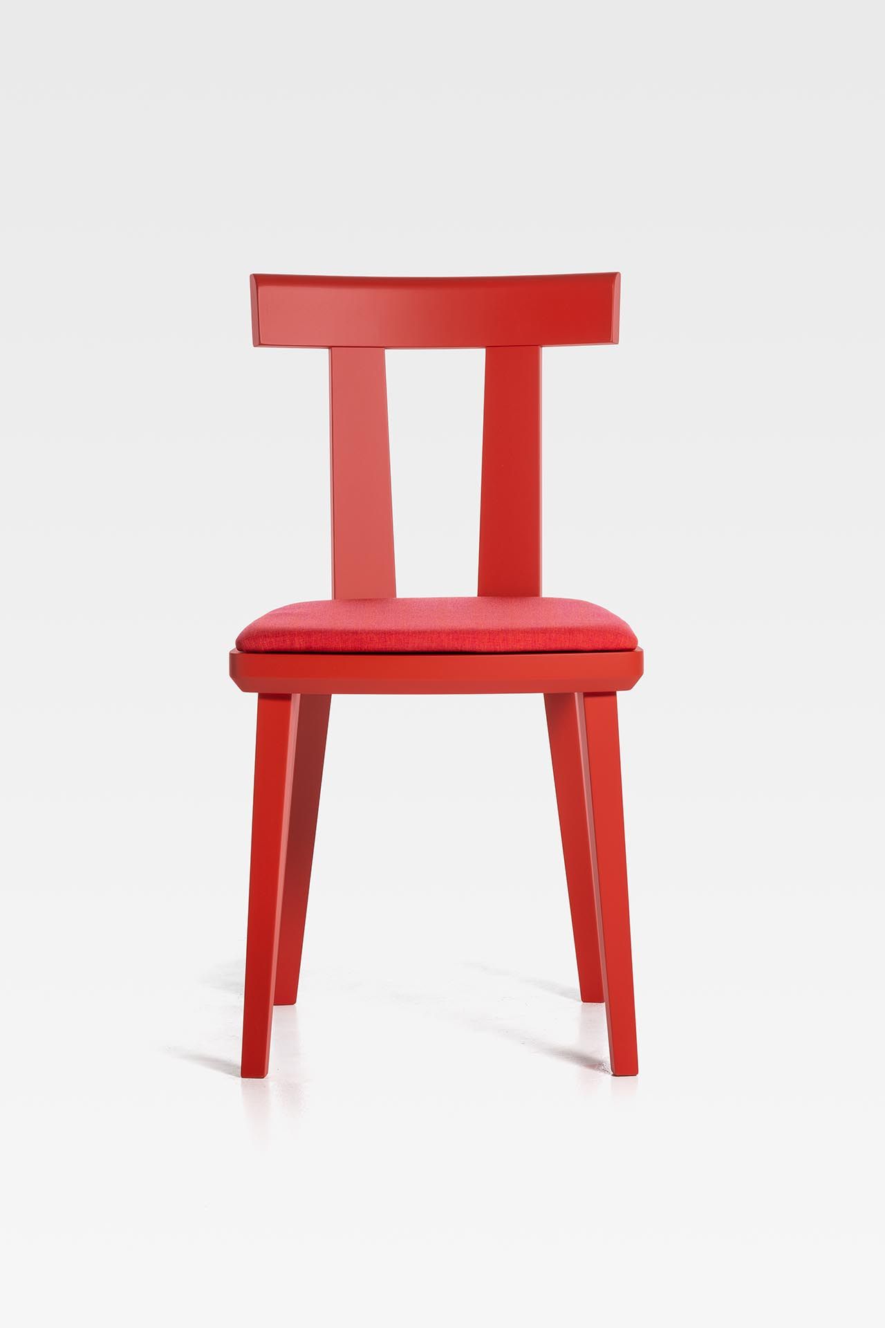 Деревянный стул с мягким сиденьем SIPA Милан ARCH-00150144 - Вид №6