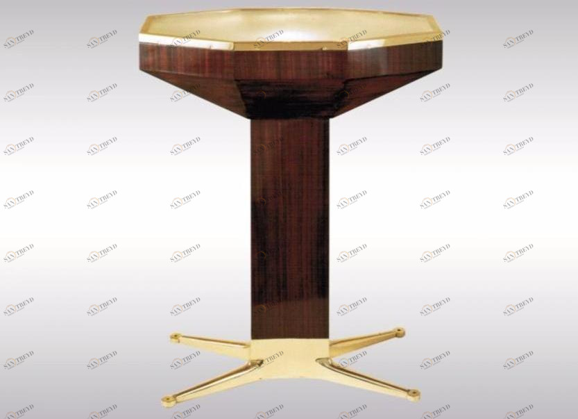 Woka Lamps Vienna Стол из дерева, латуни и стекла sun-id-1501020