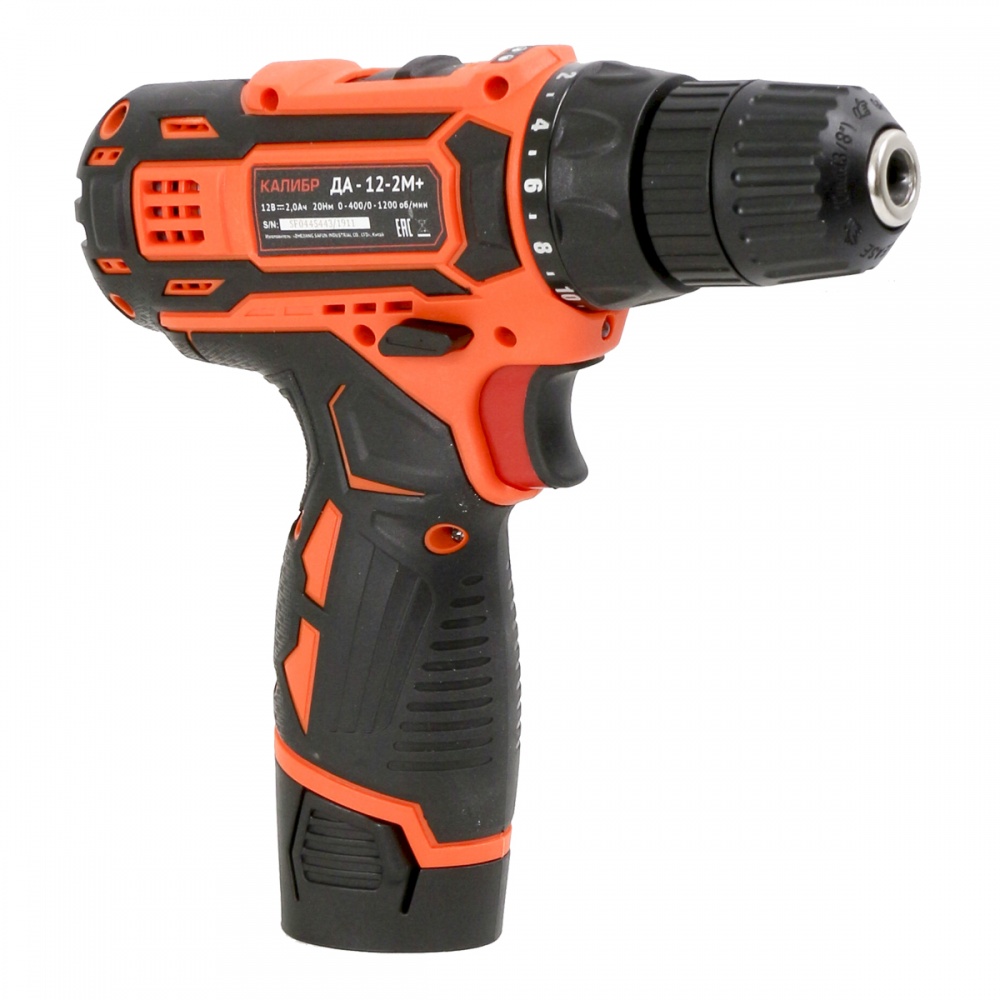 75097 Калибр Аккумуляторная дрель (Li-Ion) ДА-12-2М+  - Вид №2