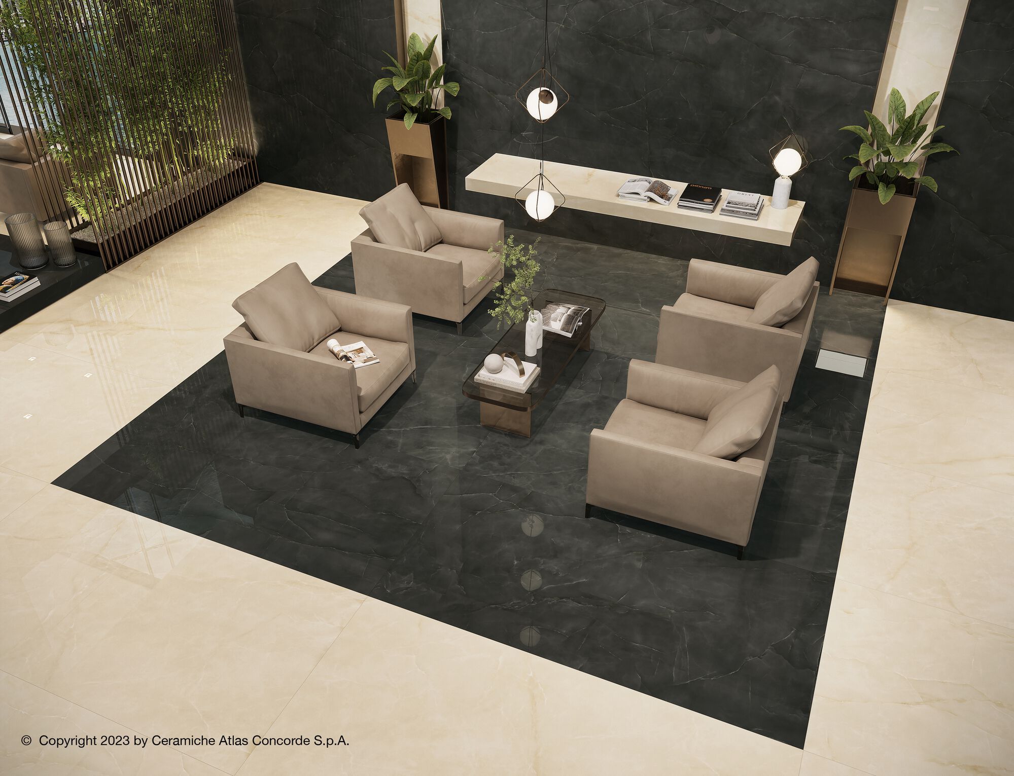 Напольное / керамогранит с эффектом оникса Atlas Concorde Marvel Onyx ARCH-00100320 - Вид №20