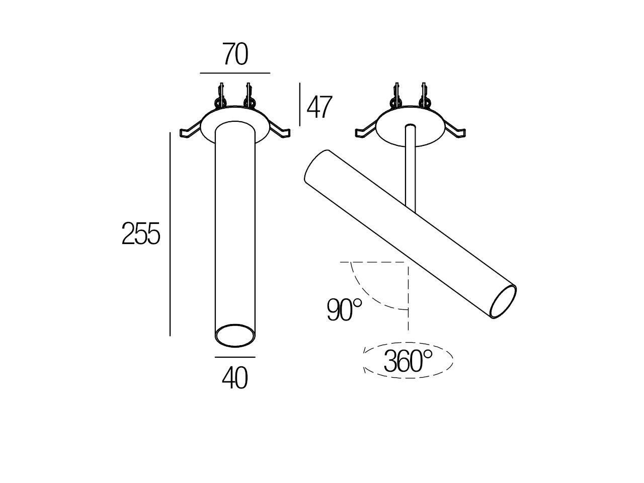 Регулируемый светодиодный прожектор Flexalighting JOS R DTW ARCH-00091764