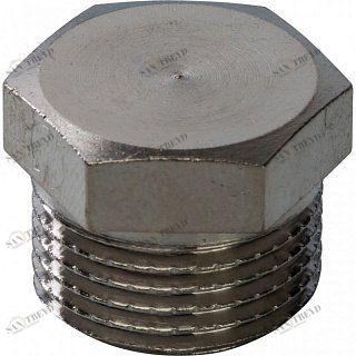 Заглушка НР 3/8" никель STOUT SFT0025000038