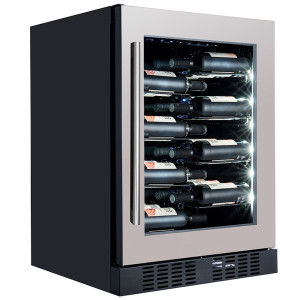 9173345 Винный шкаф Temptech CPROX60SX-24 серебристый