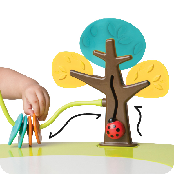 Игровой развивающий центр "Лесные друзья - Расти со мной" Oribel зеленый с табуретками ORIBEL  322604 Зеленый Santreyd  - Вид №8