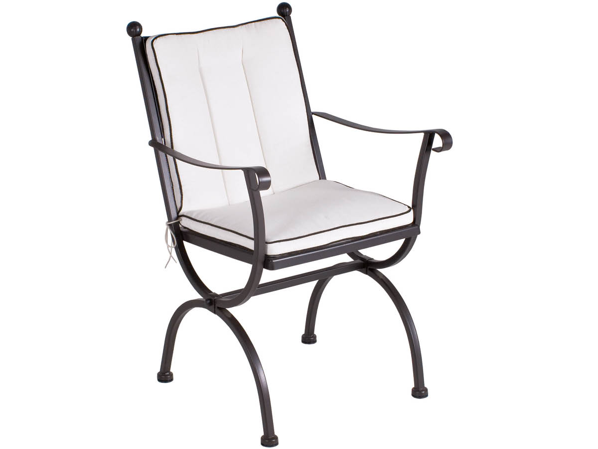 10.00.0406 Кресло Romeo Marone Antik Подушка сиденья / спинки uni natural w. Black. Трубопровод Mbm