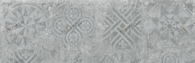 Граните Стоун Цемент декор серый структурированная 1200x398 Керамика Будущего sun-id-324373