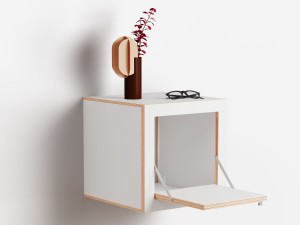 Фанерная подвесная тумбочка