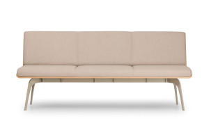 Тканевая скамья со спинкой