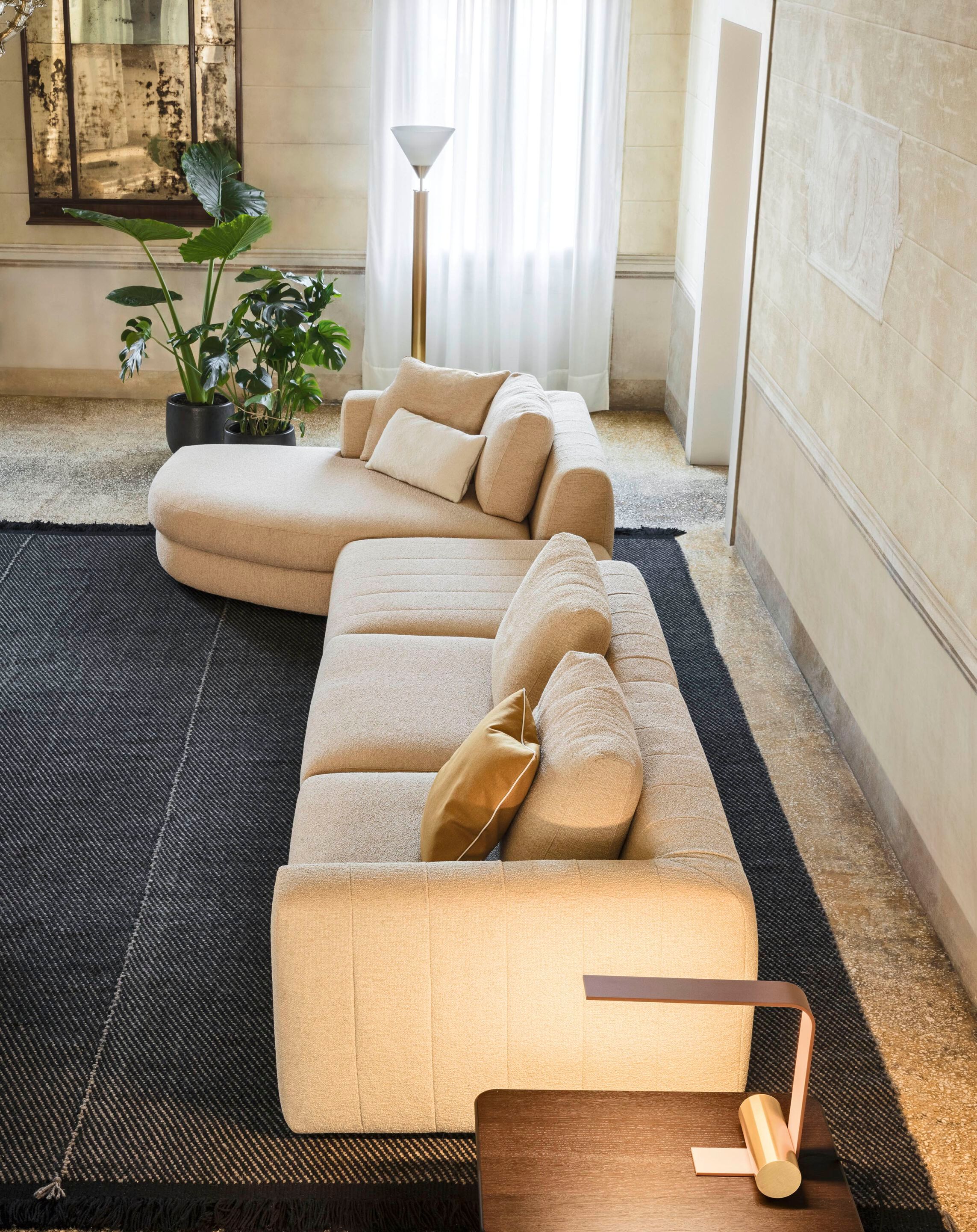 Модульный угловой диван из ткани Pianca TOBIAS ARCH-00072365 - Вид №2