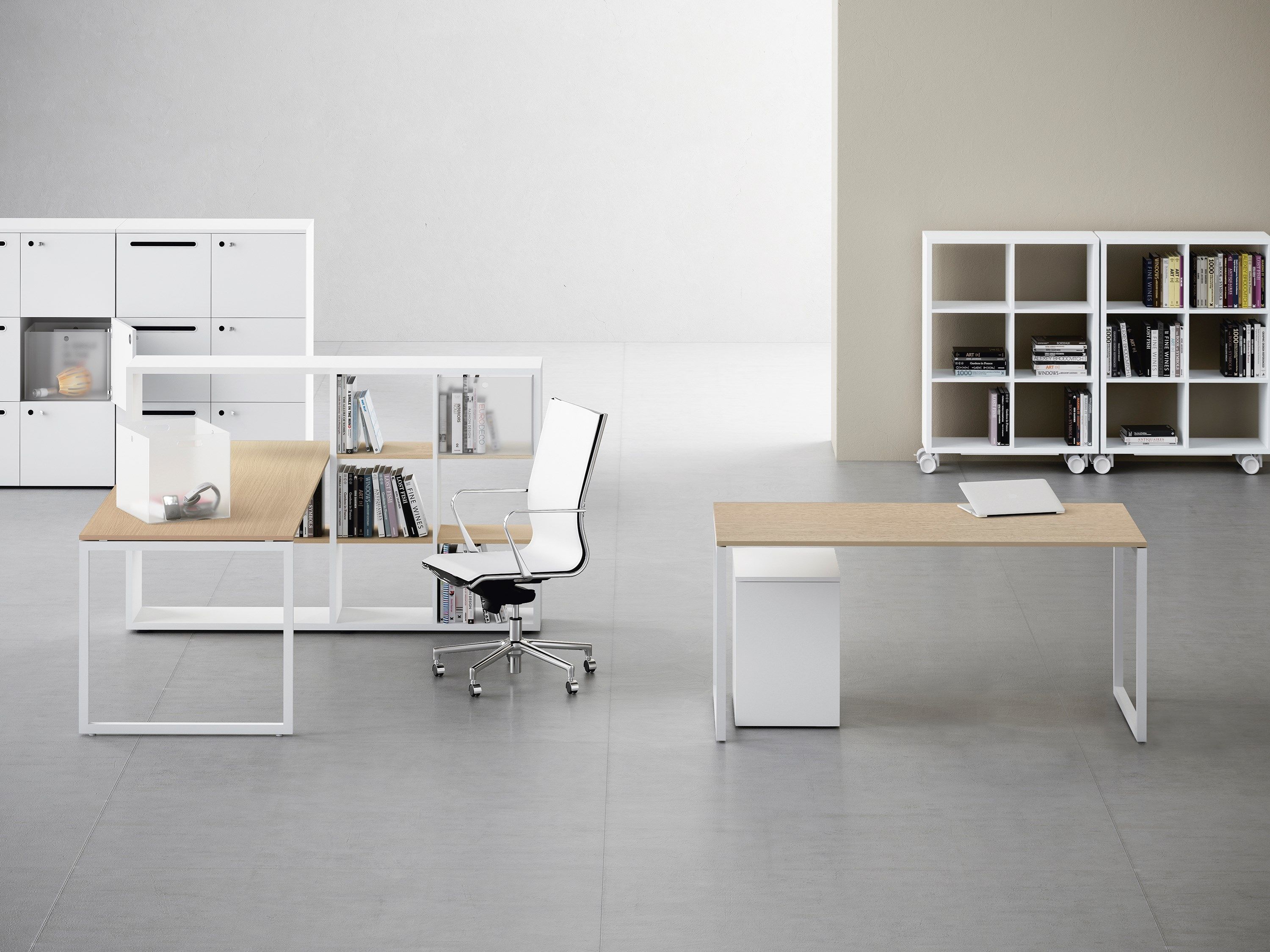 Модульный офисный книжный шкаф FANTONI Framework 2.0 ARCH-00054400 - Вид №3