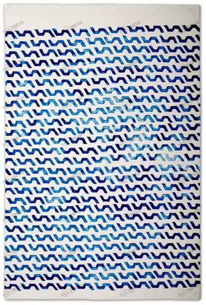 G.T.DESIGN Прямоугольный шерстяной коврик с рисунком Volare special collections sun-id-1430499