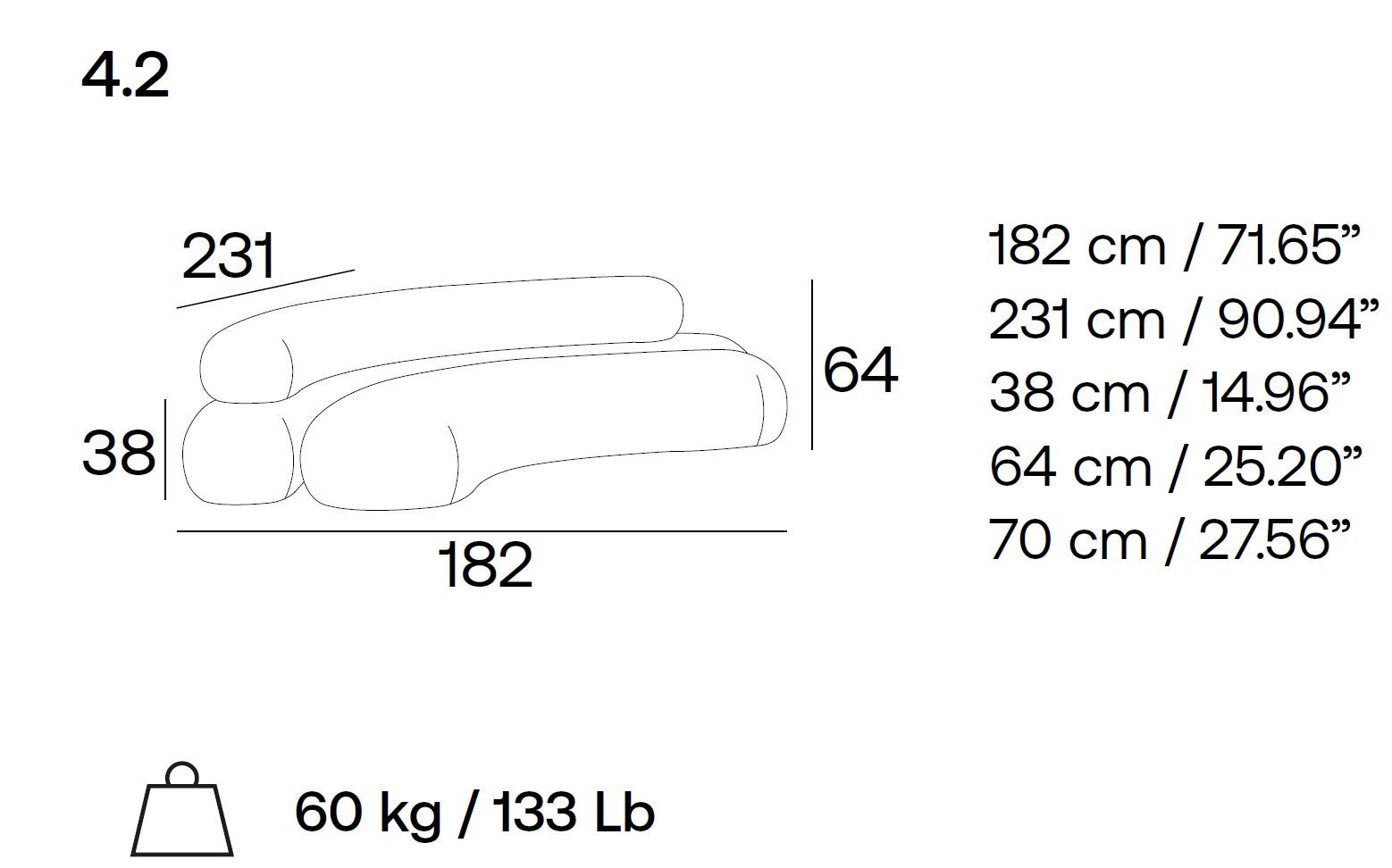 Модульный диван из пенополиуретана Adrenalina Nefelibata ARCH-00083839 - Вид №7