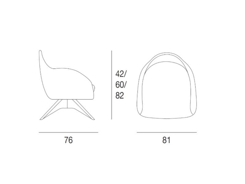 Вращающееся кресло Pacini & Cappellini LEA ARCH-00143185 - Вид №2