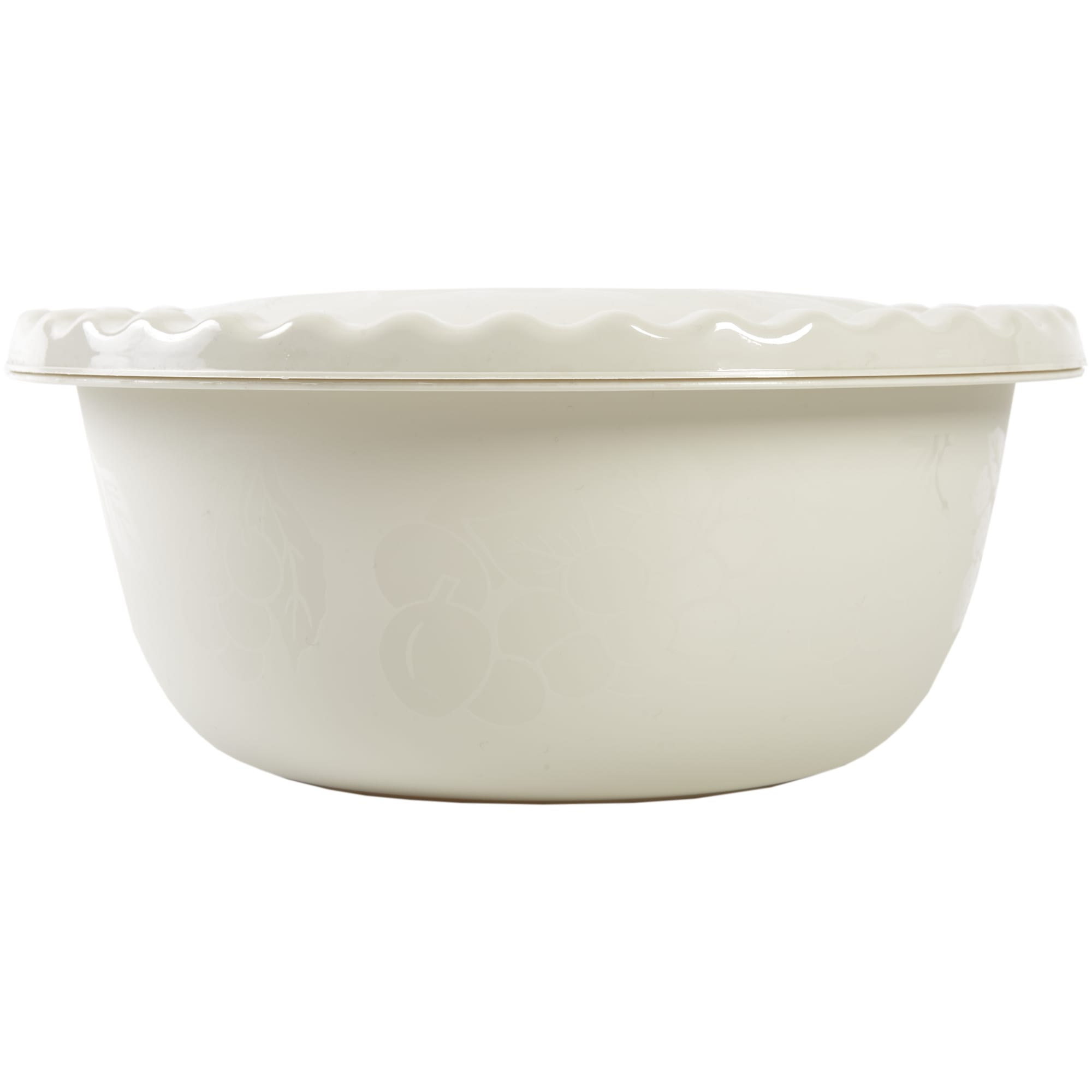 82407710 Миска круглая с крышкой 5 л, цвет белый Santreyd  - Вид №1