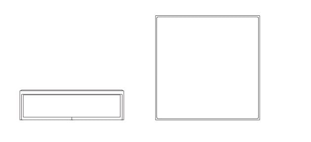 Квадратный журнальный столик Knoll MARC KRUSIN ARCH-00055530 - Вид №2