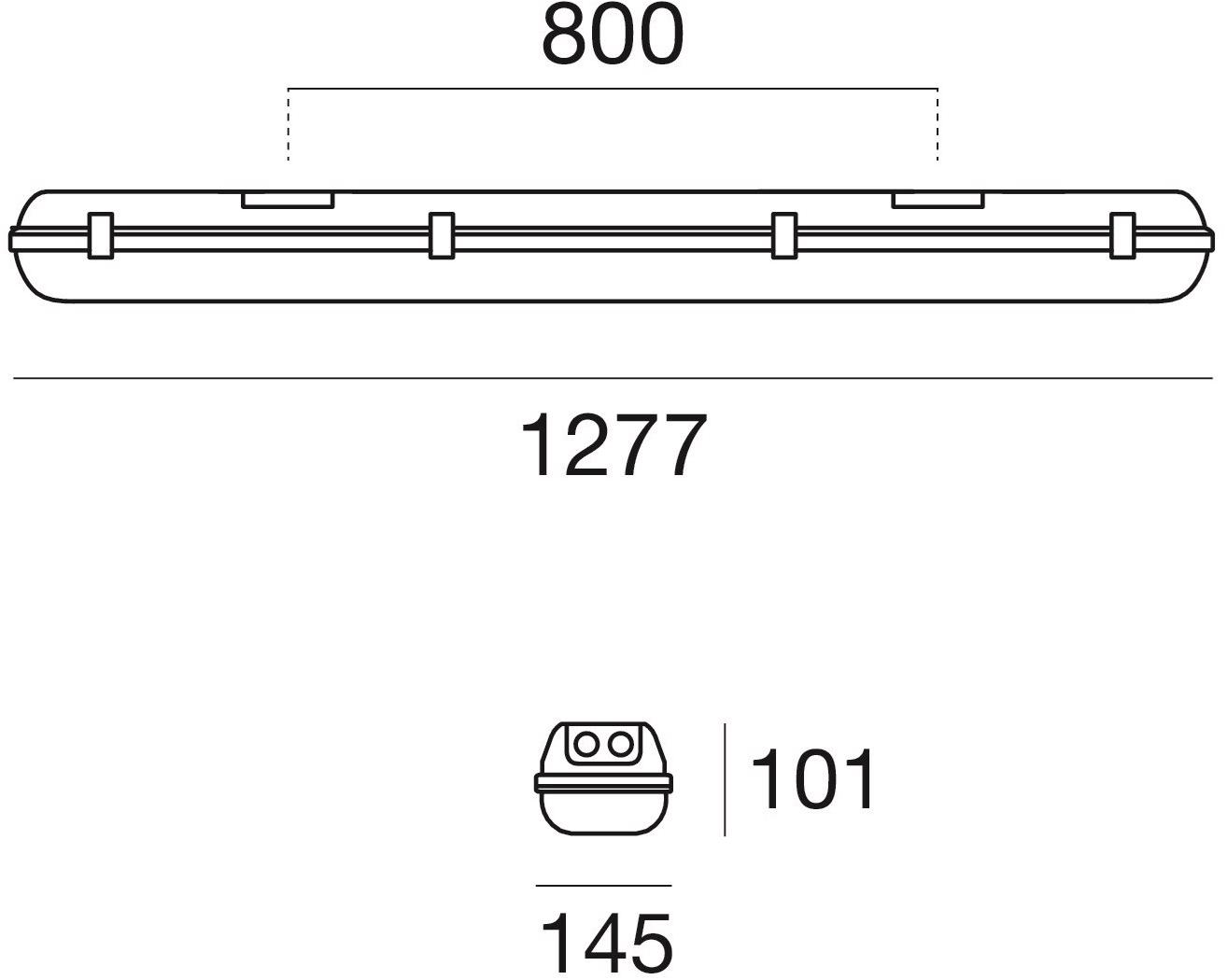 Linea Light Group Наружный светодиодный потолочный светильник из поликарбоната sun-id-1411037 - Вид №2