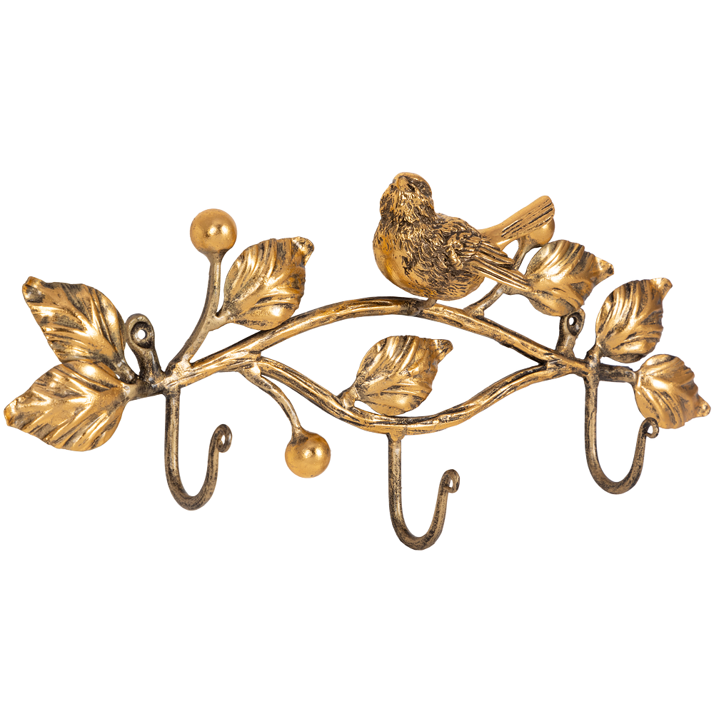 75093 Настенный крючок Птичка Терра Гаэта Амбер BOGACHO 4627196591370 - Вид №3