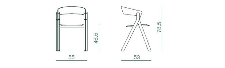 Bedont Стул с открытой спинкой 20.20 sun-id-1454398 - Вид №8