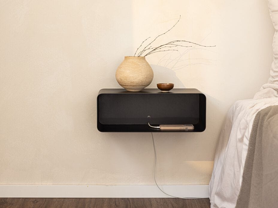 Стальная подвесная прикроватная тумбочка с порошковым покрытием Metallbude NELIO ARCH-00123617 - Вид №5