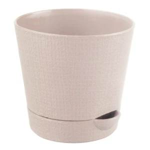 Горшок цветочный «Партер» D9, 0, 35л., пластик, Бежевый