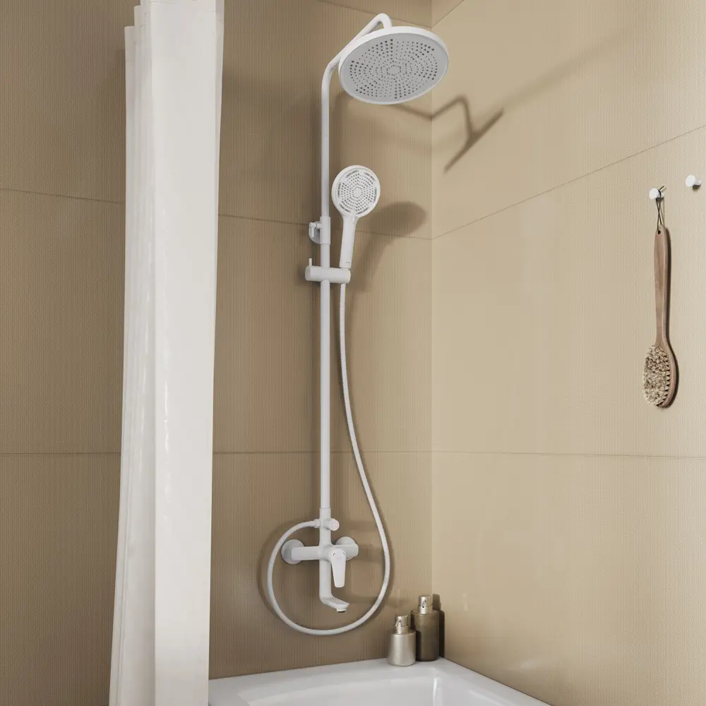 Душевая система Milardo Dale с регулируемой высотой и тропическим душем 89349197 STLM-0973351 - Вид №5