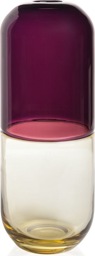 10627281 VENINI Ваза 33х11,5см "Гормоны счастья, Эстроген" (Фабио Новембре, 2012г) Стекло 