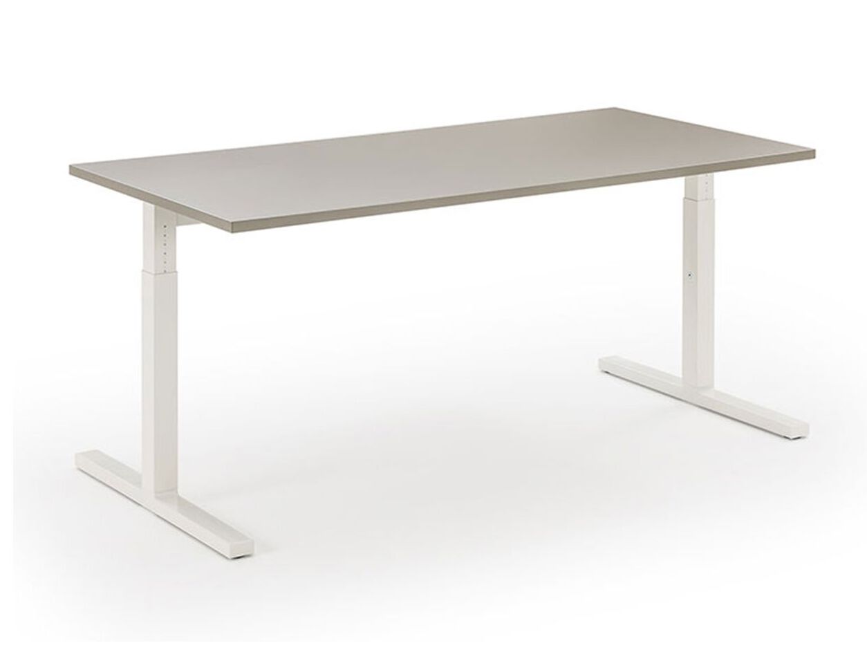 Меламиновый секционный стол с подъемником Haworth T_Up ARCH-00005181